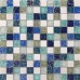 Stone and Glass Mosaic Sheets Blue Square Tiles Ceram Marble Tile Backsplash Kitchen Wall Tile K8840b