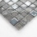 Stone and Glass Tile Backsplash Cheap Square Tiles Natural Marble Tiles Mosaic Mirror Wall Decor OX031