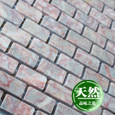 Stone Mosaic Tile Red Subway Pattern Bathroom Wall Marble Kitchen Backsplash Floor Tiles SGS110-G1530