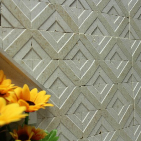 Stone Glass Mosaic Tile Natural Wood Pattern Wall Marble Tiles Backsplash Mosaic Tile SGS2014-02