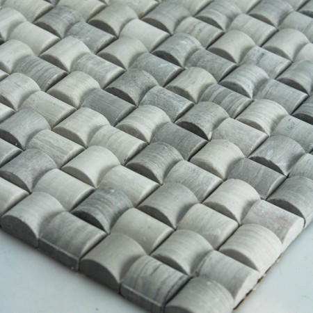 Stone Mosaic Tile Arched Grey Seamless Patterns Kitchen Wall Marble Backsplash Floor Tiles SGS22-94