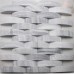 Stone Glass Mosaic Tile Natural Wood Pattern Wall Marble Tiles Backsplash Mosaic Tile SGS43-3 Grey