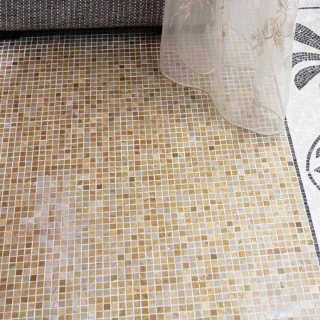 Stone Mosaic Tile Square Patterns Washroom Wall Marble Tile Kitchen Backsplash Floor Tiles SGS95-15A