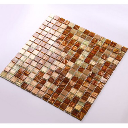 Glass Mosaic Tiles Blacksplash Hand Painted Vitreous Brushed Tile Bathroom Mixed Wall Colors Stickers JX009