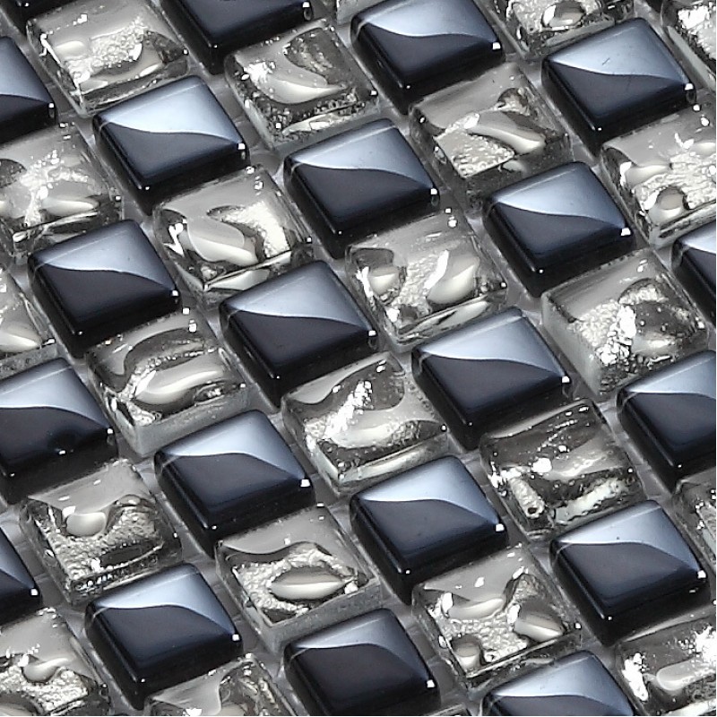 Wholesale Vitreous Mosaic Tile Crystal Glass Backsplash Washroom Design