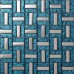Vitreous Mosaic Tile Crystal Glass Backsplash Washroom Design Plated Dining-rooom Wall Floor Tiles