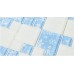light bule crystal glass mosaic tile cream glass tiles kitchen backsplashes tile free shipping KQYTJ29