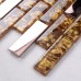 Rose Gold Stainless Steel Tile Mosaic Crystal Glass Backsplash 1" x 2" Subway Pattern Wall Tiles