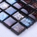 Glass Mosaic Tiles melted Crack Crystal Backsplash Tile Bathroom Wall Tiles Stickers