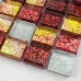 Glass Mosaic Tiles melted Crack Crystal Backsplash Tile Bathroom Wall Tiles Stickers