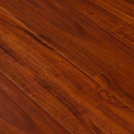 High End Wood Flooring Distressed Red Walnut Laminate Flooring Tile AC7 Rated, HDF Core Flooring