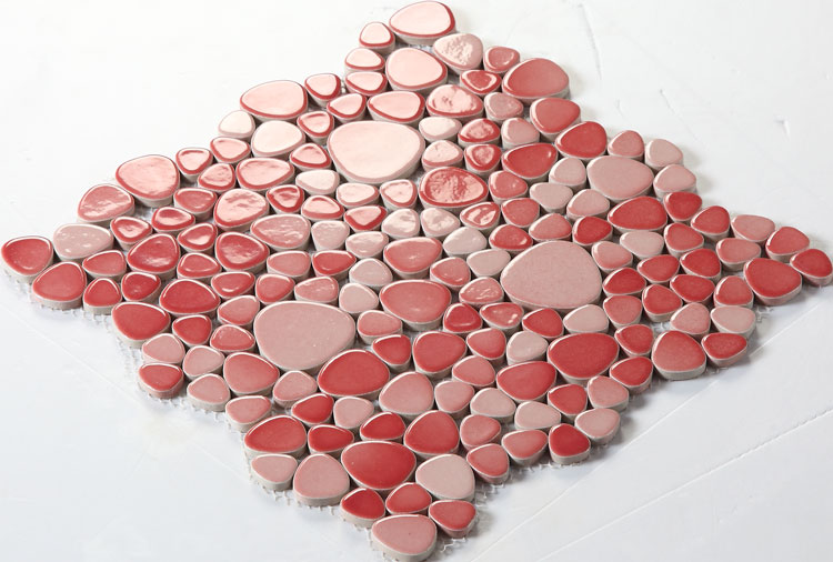 porcelain mosaic tile kitchen backsplash