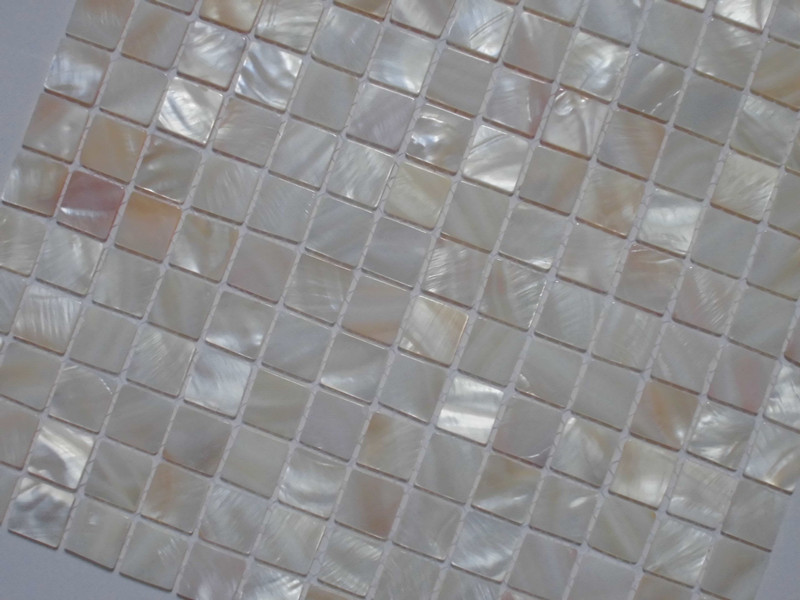 mother of pearl shell mosaic tile details