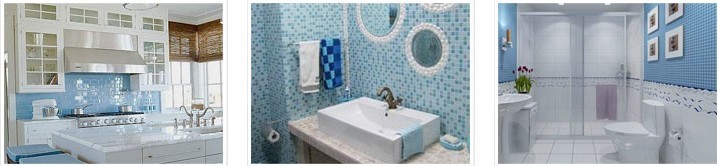 crackle glass mosaic tile crystal backsplash wall stickers - hc132