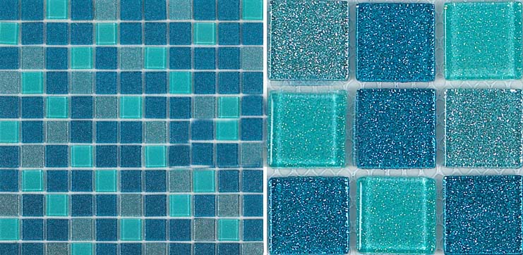 crystal glass tile vitreous mosaic wall tiles - b127