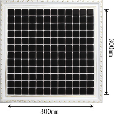 dimensions of the black glass mosaic tile backsplash wall stickers tiles sheet - sa061