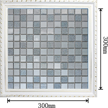 dimensions of the grey crystal glass mosaic tile backsplash wall stickers tiles sheet - yx001