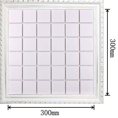 dimensions of glazed porcelain mosaic tile - hb-656