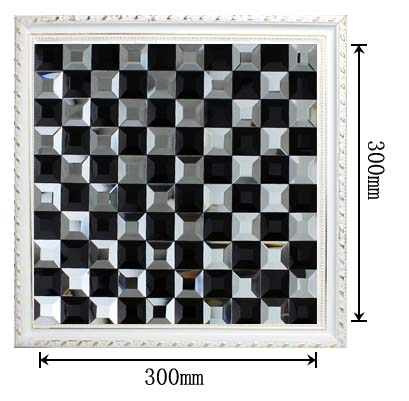 dimensions of the black and white glass mosaic tile backsplash wall sticers - kl923