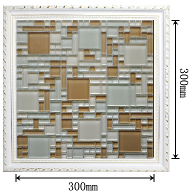 dimensions of the glass mosaic tile backsplash wall sticers - MSYX11