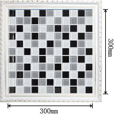 dimensions of the glass mosaic tile backsplash wall sticers - as2015