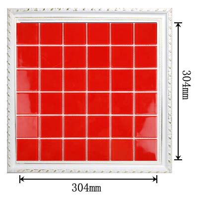 dimensions of the glass mosaic tile backsplash wall sticers - kl616