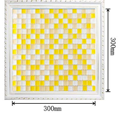 dimensions of the glass mosaic tile backsplash wall sticers yf-bl44