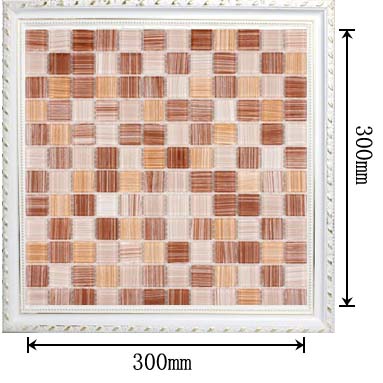 dimensions of the painted glass mosaic tile backsplash wall sticers - hc-043