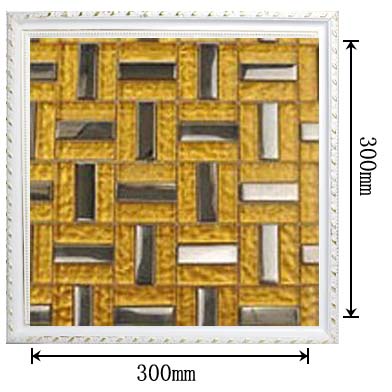 dimensions of the stainless steel metal glass mosaic tile - sdy011