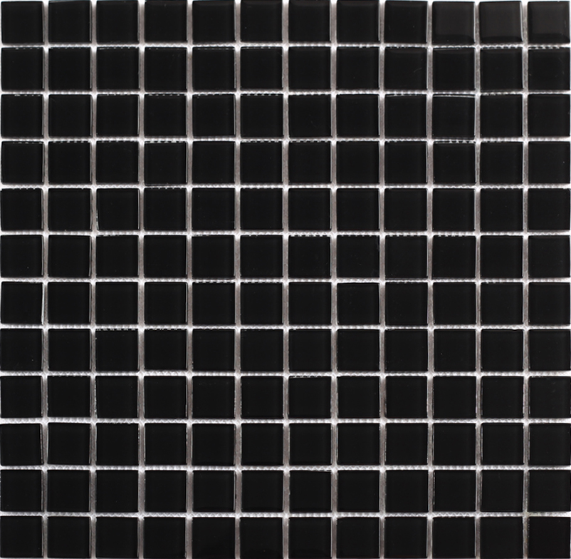 front of black crystal glass tile mosaic kitchen wall tiles stickers - sa061