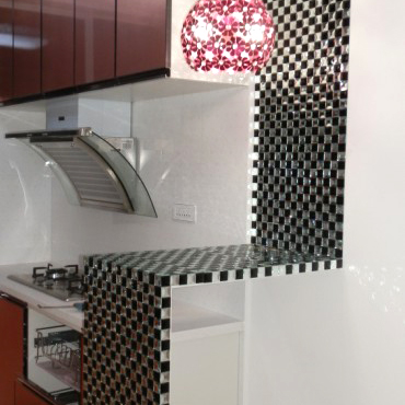 Wholesale vitreous mosaic tile crystal glass backsplash kitchen ...