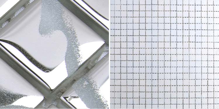 mesh mounted pattern mosaic tile - h058