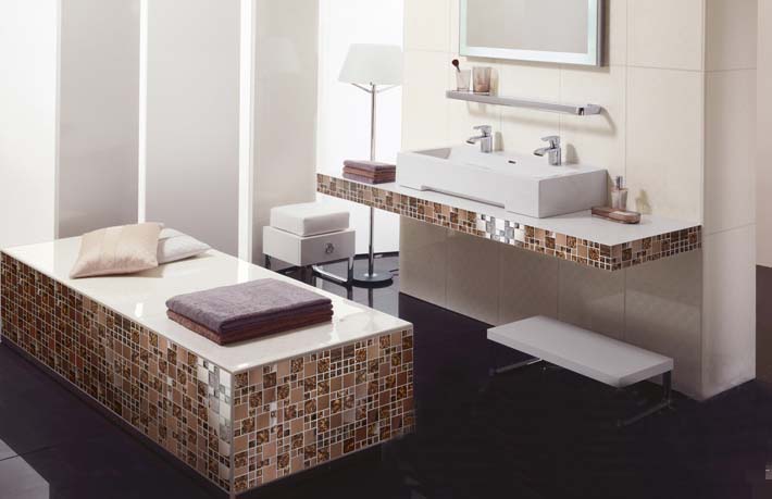 metallic mosaic tile for bathroom backsplash wall tile - 1941