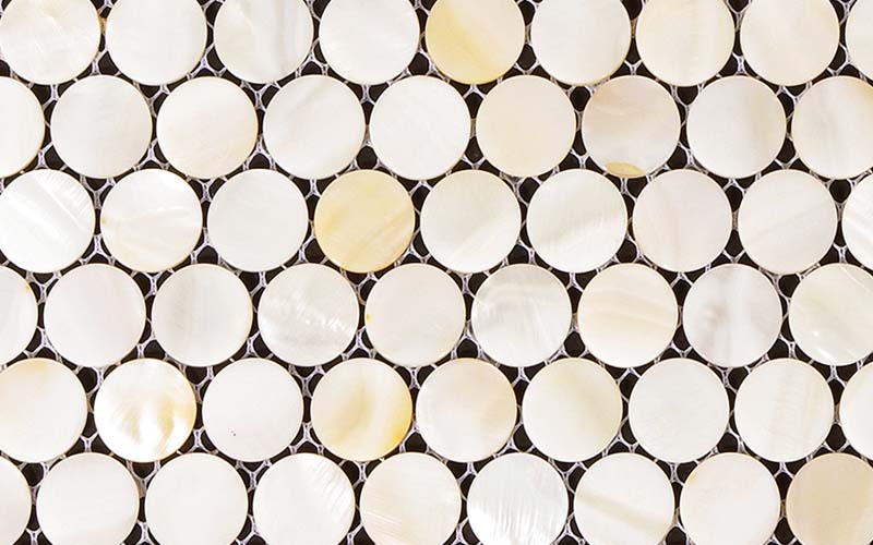 Mother of Pearl Tile Bathroom Mirror Wall Backsplash