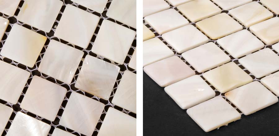 mother of pearl shell tile details - st003