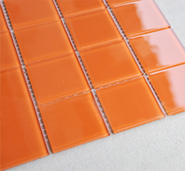 orange crystal mosaic tiles wall backsplash sheet-sjdsc01