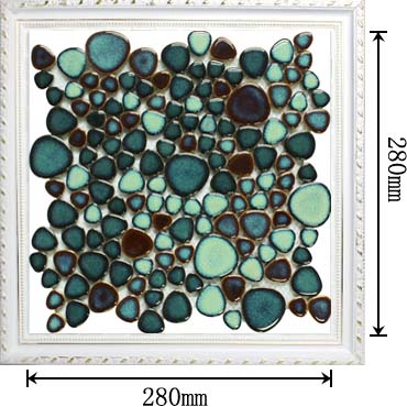 porcelain pebble mosaic tile - czg619a