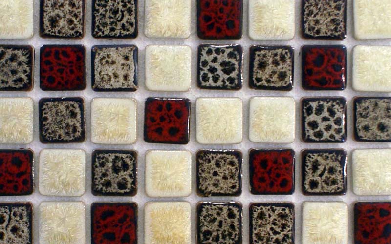 square mosaic tile kitchen backsplash - adt152