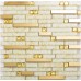 crystal glass tiles gold stainless steel tile kitchen wall backsplash interlocking tile diamond mosaic 