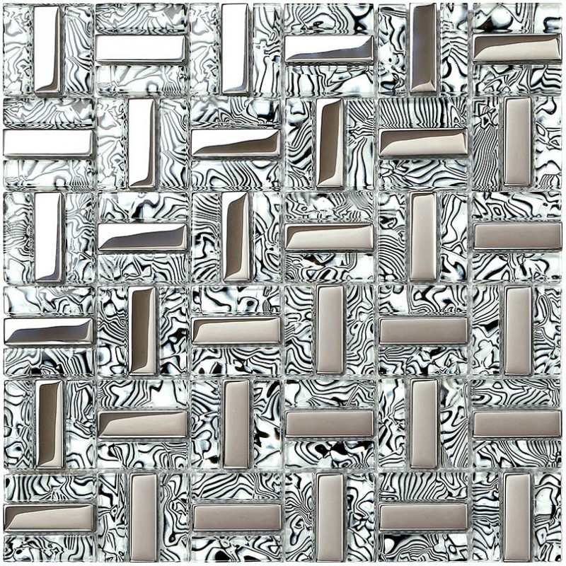 crystal glass tiles plated silver glass tile kitchen wall backsplash