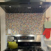 Glaze Porcelain Mosaic Tile Colorful Kitchen Wall Tiles Ceramic Small Tile Squares Backsplash GCP401