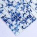 Crystal Glass Tile Blue and White Puzzle Mosaic Tile Crackle Crystal Backsplash Murals Kitchen Mosaic Collages Wall Tiles SM111