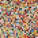 Glaze Porcelain Mosaic Tile Colorful Kitchen Wall Tiles Ceramic Small Tile Squares Backsplash GCP401