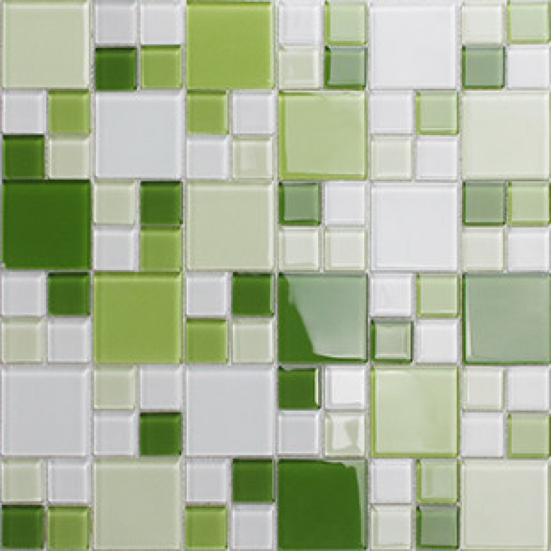 Wholesale Mosaic Tile Crystal Glass Backsplash Kitchen Countertop