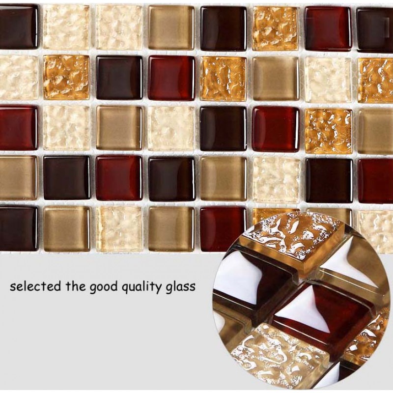 Wholesale Vitreous Mosaic Tile Crystal Glass Kitchen Of Backsplash