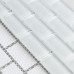 Mosaic Tile Crystal Glass Backsplash Washroom Design Bathroom Wall Floor Tiles White Kitchen