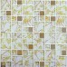 Plated Glass Mosaic Tile Gold Crystal Glass Tile Backsplash Bathroom Designs Kitchen Wall Tiles F206