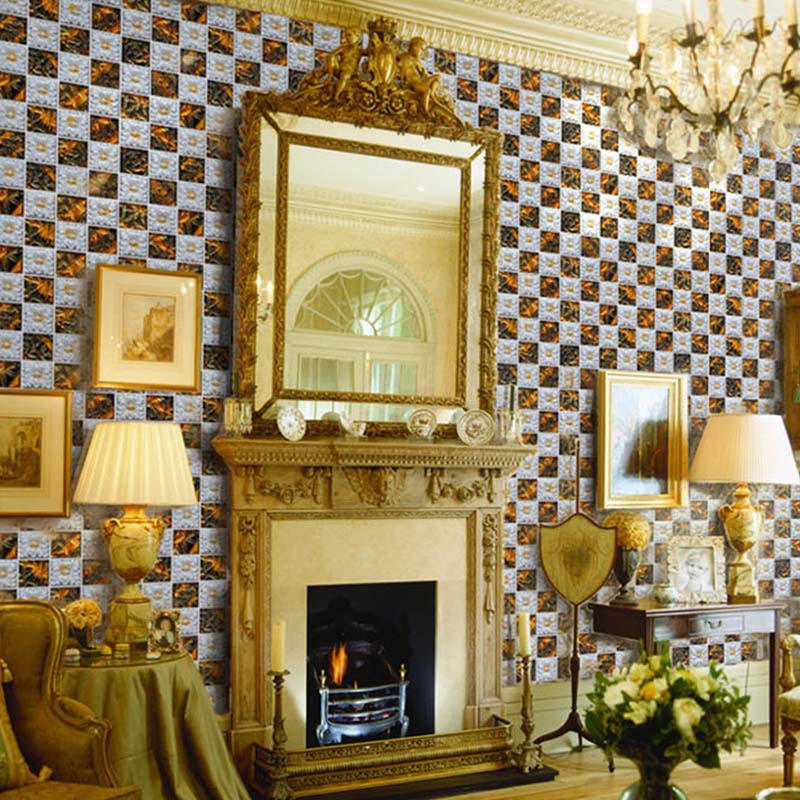 Porcelain And Glass Wall Tile Backsplash Fireplace Crystal Mosaic