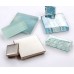Crackle Glass Backsplash Tile 304 Stainless Steel Metal Tiles Blue Hand Painted Frosted Glass Mosaic Wall Tile New Design Decor MH10
