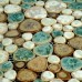Porcelain Tile Pebbles Random Bricks Glazed Ceramic Mosaic Pebble Tiles Bathroom Backsplash
